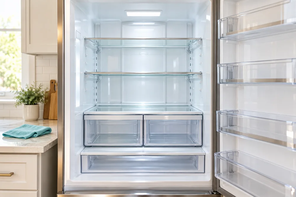 Inside refrigerator · service illustration