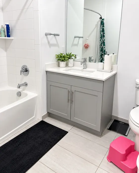 A brighter bathroom, down to the details